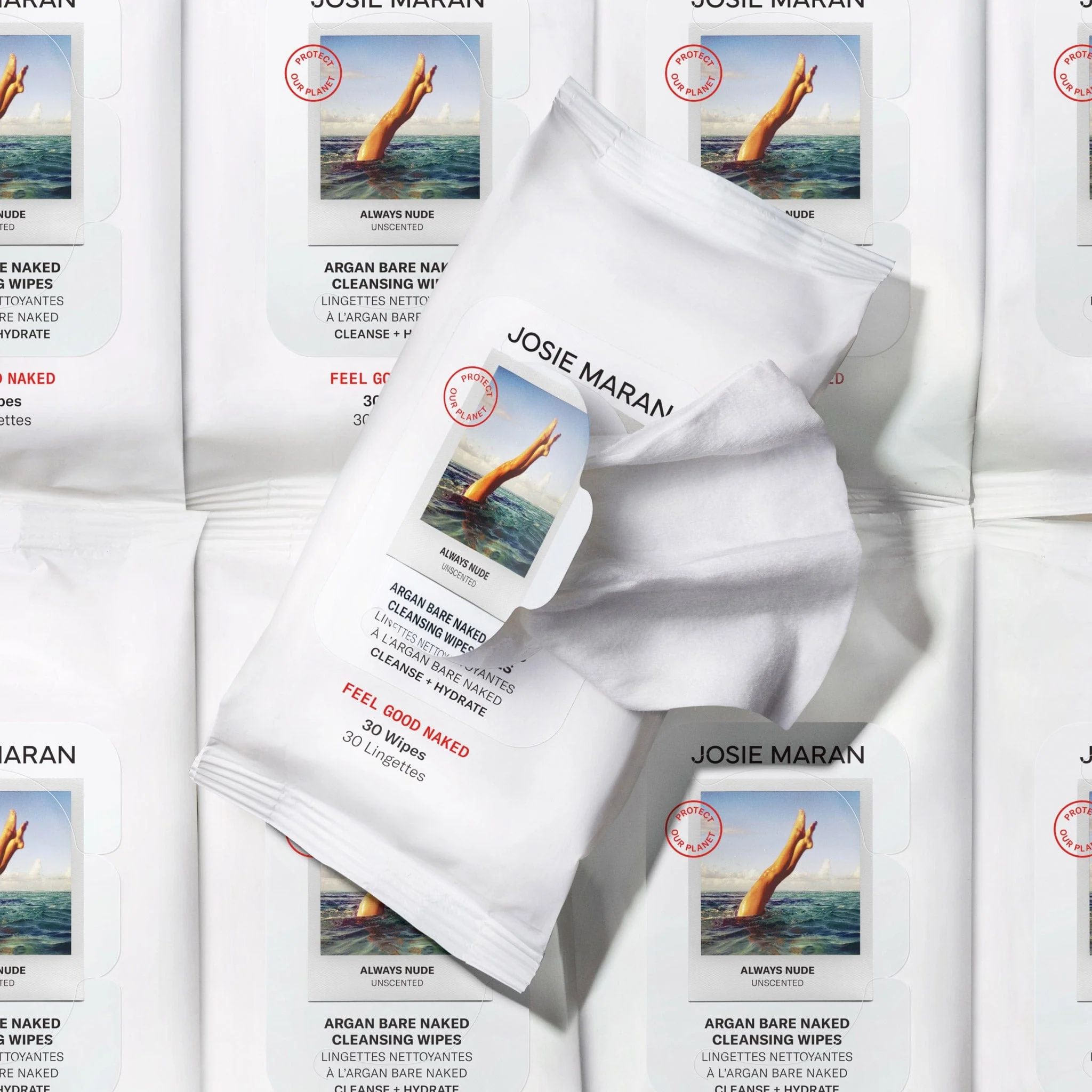 Argan Bare Naked Cleansing Wipes - Image 3